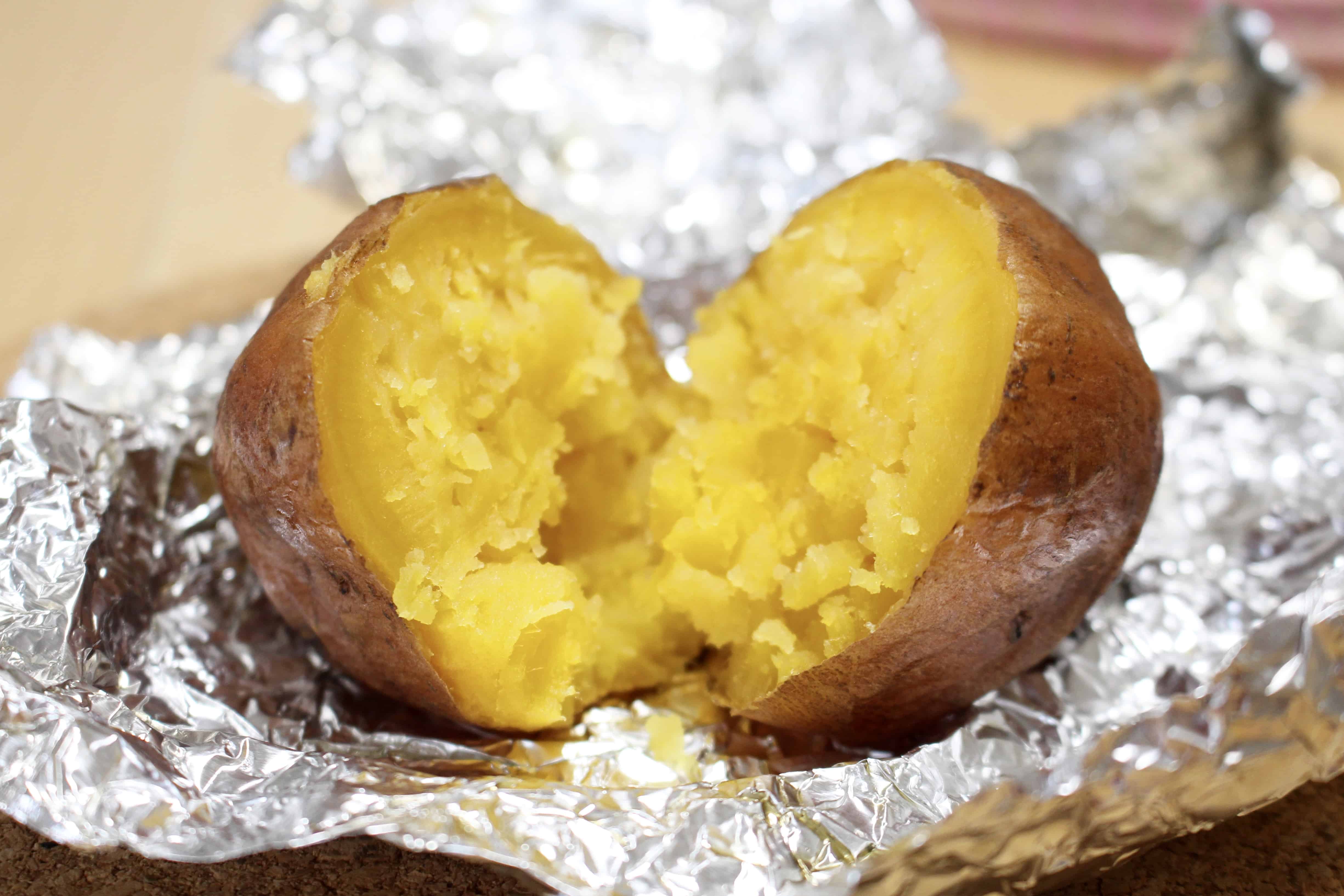 Baked Japanese sweet potato