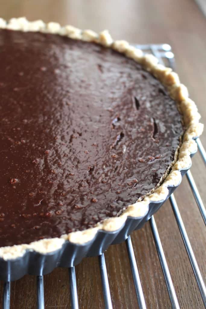 Bailey's chocolate tart