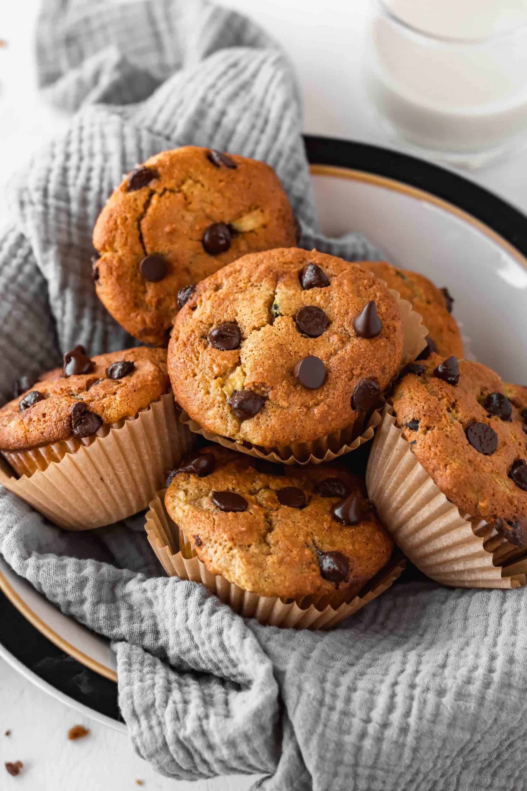 A bowl of muffins